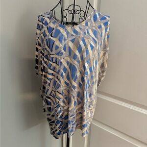 Nic + Zoe Short Sleeve Graphic Tee Size Medium